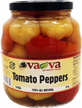 VaVa All Natural Tomato Peppers 1450g