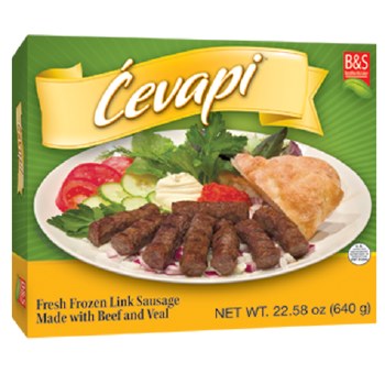 Brother and Sister Beef and Veal Cevapi 1.6 lbs F