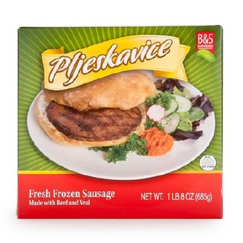 Brother and Sister Pljeskavice Patties 865g F