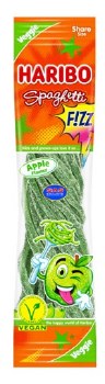 Haribo Apple Flavor Spaghetti Sour Straws 200g