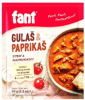 Podravka Fant Gulash and Paprikash Seasoning Mix 65g