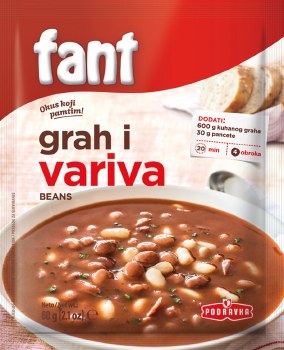 Podravka Fant Seasoning Mix for Bean Stew 60g