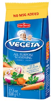 Podravka Vegeta NO MSG All Purpose Seasoning Bag 500g