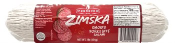 Podravka Zimska Smoked Pork and Beef Dry Salami 1lb F