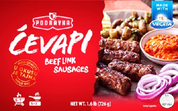 Podravka Beef Cevapi Sausage Links 1.6 lb F