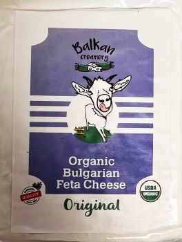 Balkan Creamery Organic Bulgarian Goat Cheese 28.5g R