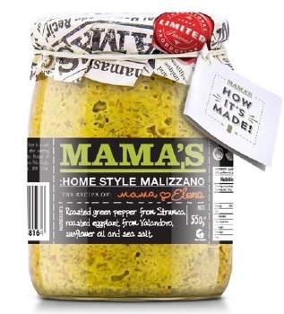 Mamas Green Roasted Pepper Spread Mild 550g