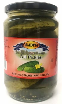 Gradina Dill Pickles 24oz