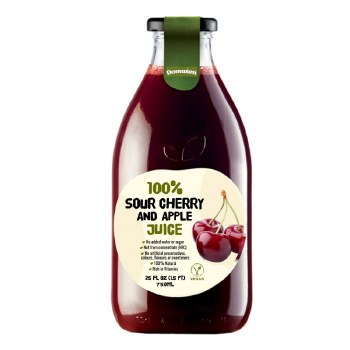 Domasen 100% Sour Cherry and Apple Juice 750ml