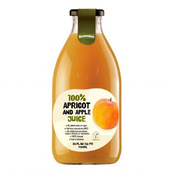 Domasen 100% Apricot and Apple Juice 750ml