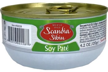 Scandia Sibiu Plain Soy Pate 120g