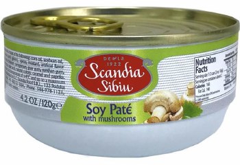 Scandia Sibiu Soy Pate with Mushrooms 120g