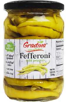 Gradina Mild Fefferoni Pickled Fefferoni Peppers 540g