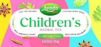 Livada Children's Caffeine Free Natural Herbal Tea Blend 30g