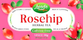 Livada Rosehip Caffeine Free Vitamin C Rich Herbal Tea 30g