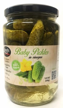 Livada Baby Pickles in Vinegar 690g