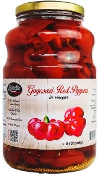 Livada Gogosari Sliced Red Peppers In Vinegar 2400g