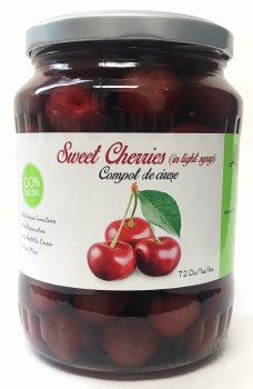 Livada Whole Sweet Cherries in Light Syrup 720g