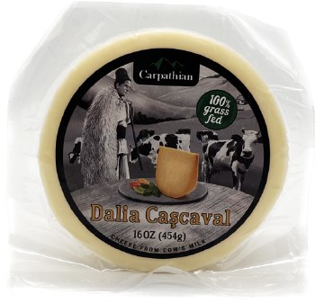 Carpathian Grass Fed Cows Milk Dalia Cascaval Cheese 16oz R