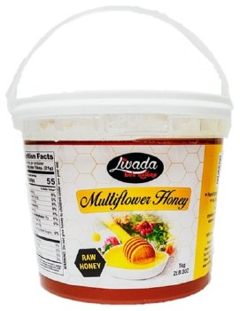 Livada Multiflower Honey in a Pail 2lb