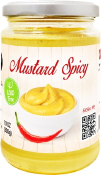 Livada Preservative and GMO Free Spicy Mustard Jar 300g