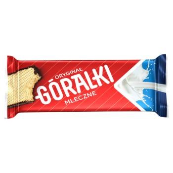 Goralki Wafer Chocolate Bar with Cocoa and Creamy Milk Filling 50g