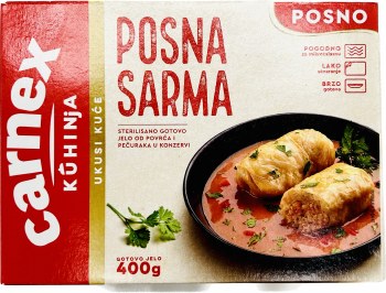 Carnex Lean Stuffed Cabbage Rolls Posna Sarma 400g