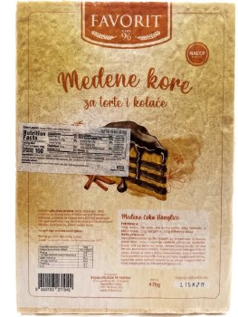 Favorit Honey Cake Layers with Cinnamon and Vanilla 470g