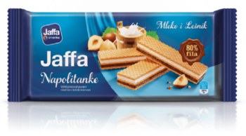 Crvenka Jaffa Napolitanke with Milk and Hazelnut Filling 187g