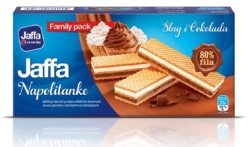 Crvenka Jaffa Napolitanke with Sweet Cream Filling 374g