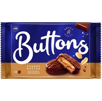 Crvenka Jaffa Buttons Biscuit Chocolates with Peanut Butter 95g