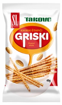 Swisslion Takovo Griski Pretzles with Peanut Butter 40g