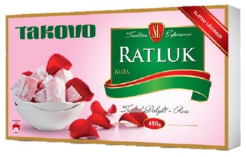 Swisslion Takovo Rose Ratluk Turkish Delight Jelly 450g