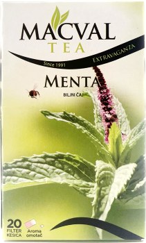 Macval Extravaganza Mint Herbal Tea Menta Biljni Caj 30g