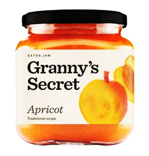 Grannys Secret Apricot Extra Jam 375g