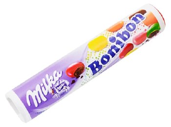 Milka Bonibon Candy Coated Chocolate Candies in Tube 24g