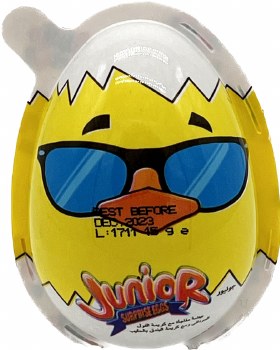 Junior Surprise Egg with Hazelnut and Peanut Creme 15g