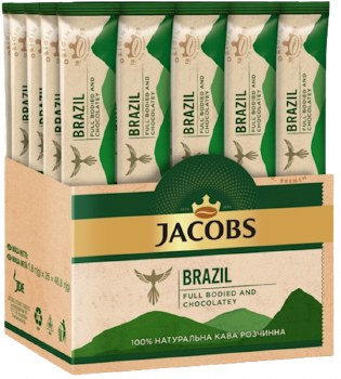 Jacobs Brazilian Instant Coffee 26 Count 46g