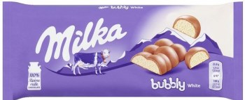 Milka Bubbly White Chocolate 95g