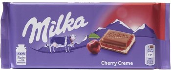 Milka Cherry Cream Chocolate 100g