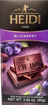 Heidi Dark Chocolate with Blueberries 100g