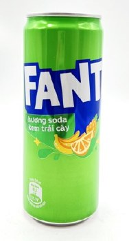 Fanta Creamy Fruity Soda Can 330 ml