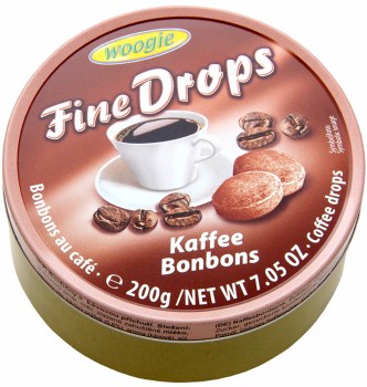 Woogie Fine Drops Coffee Flavored Hard Candy 200g
