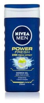 Nivea Men Power Fresh Shower Gel with Citrus 250ml