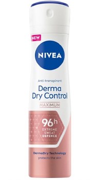 Nivea Womens Derma Dry 96 Hour Sweat Defence Spray Deodorant 150ml