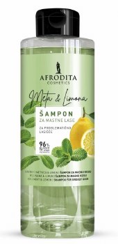 Afrodita Cosmetics Mint and Lemon Scented Shampoo 950ml