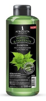 Afrodita Cosmetics Nettle and Panthenol Scented Shampoo 1000ml