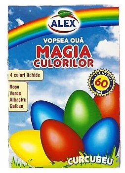 Alex 4 Color Liquid Egg Dye 17g