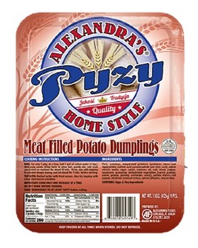 Alexandras Home Style Pyzy Meat Filled Potato Dumplings 425g F