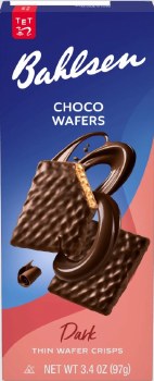 Bahlsen Dark Chocolate Thin Wafer Crisps 97g